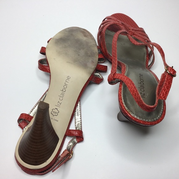 Liz Claiborne heeled sandals - Picture 4 of 5